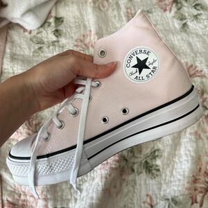Platform Light Pink Converse